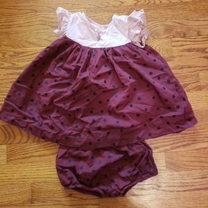 Peek Polka Dot Dress with Bloomers